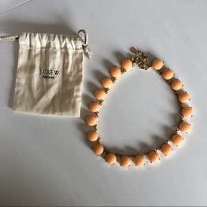 JCrew Peach Statement Necklace